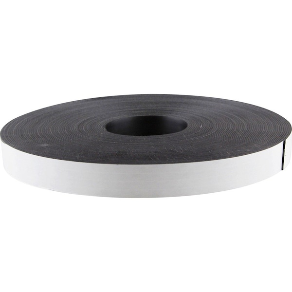 Zeus Adhesive Magnetic Tape, Flexible, 1"x100' Roll, Black BAU66100 - main